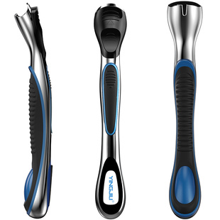 英吉利小青龙金属刀柄5层剃须刀架 手动刮胡刀架 剃刮胡子刀把子