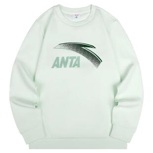 安踏儿童卫衣男童2026春季新款休闲简约运动长袖中大童宽松套头衫