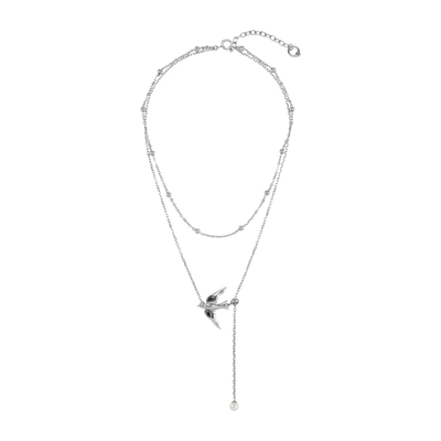 BLACKHEAD/黑头和平鸽双层项链独特女生个性夸张春夏