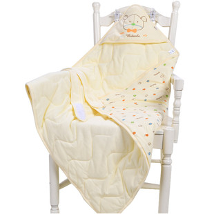 比多乐婴儿包被纯棉春秋薄棉卡通抱被新生婴儿襁褓母婴用品