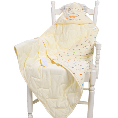 比多乐婴儿纯棉春秋抱被