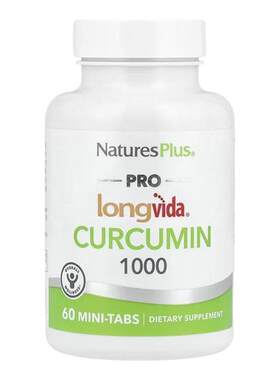 自然加Pro Longvida®Curcumin 1000姜黄素迷你片剂大脑健康