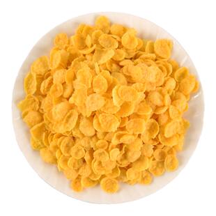 非油炸原味玉米片谷物圈早餐低脂饱腹零食即食代餐粗粮酒店冲泡