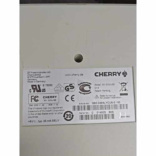 【议价-可维修】 MX3000USB CHERRY /均有货