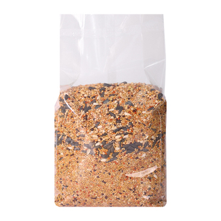 鹦鹉鸟粮饲料玄凤牡丹虎皮专用粮食中小型带壳谷子黍子混合鸟食料