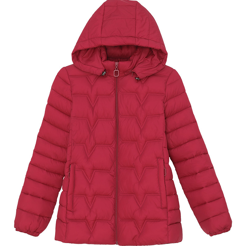 新品女式羽绒棉面包服2024冬季韩版长袖大码修身棉衣女外套加厚