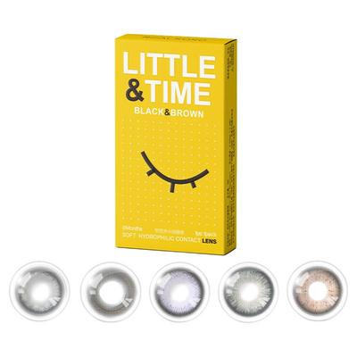 瑞可可美瞳赫本猫隐形近视眼镜女14.5大直径蓝色美瞳半年抛2片装