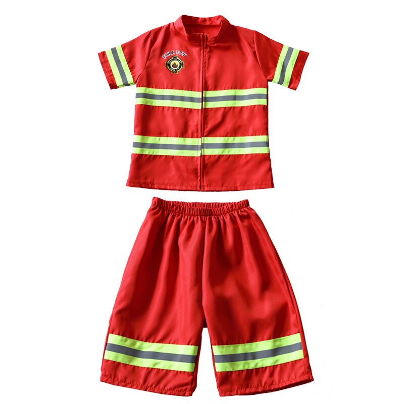 六一儿童消防员服装小孩亲子活动角色扮演幼儿园消防服套装演出服