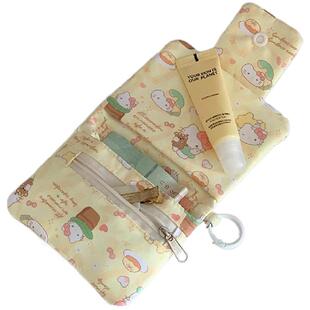 可爱卡包证件收纳包女款卡通随身零钱包便携拉链小包口红收纳包