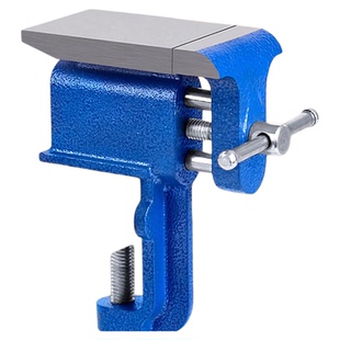 美科台虎钳小型台钳带面台砧大台面家用打台虎钳平敲平口钳多功能