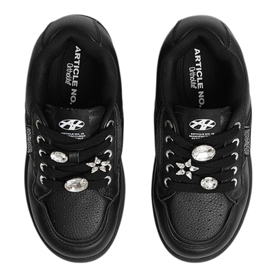 胡先煦同款ARTICLE NO.亮钻荔枝纹牛皮汉堡鞋厚底休闲鞋松糕鞋子