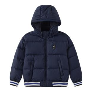 nbakids童装秋冬新款男女童连帽羽绒服儿童外套夹克K244DW040P
