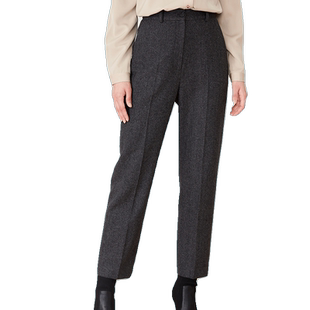 Lavinia Club/拉维妮娅秋冬新款高腰显瘦上班宽松休闲西装裤