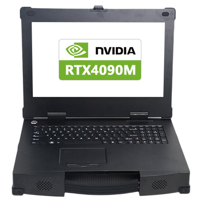 研涛RTX4090M三防AI移动工作站大模型本地部署加固笔记本i9-14代高算力16G显存人工智能深度学习便携式计算机