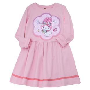 翻转变色儿童连衣裙春秋纯棉衣服美乐蒂蛋仔变库洛米裙子女童长袖