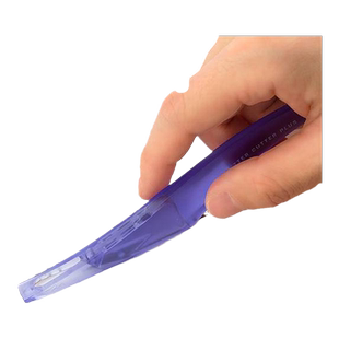 日本midori 无屑拆信刀迷你信封刀安全不伤手办公用隐藏刀片DIY裁纸刀陶瓷开信刀操作安全便携时尚