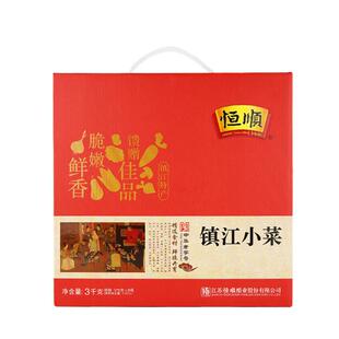 天猫正品包邮恒顺八宝酱菜礼盒8瓶早餐伴侣咸菜酱菜下饭菜榨菜