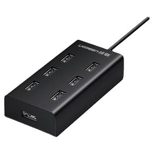 绿联usb扩展器转接头一拖七多接口hub电脑笔记本外接U盘打印机加长线转换多功能插口7口集分线器多口sub群控