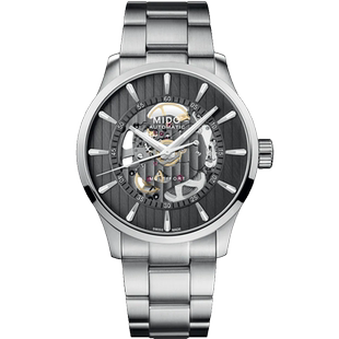 Mido美度舵手系列镂空自动机械手表男士腕表瑞士手表