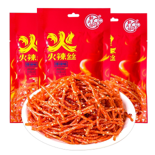 翻天娃辣条火辣辣丝魔鬼辣面筋麻辣丝休闲小吃解馋小零食怀旧食品