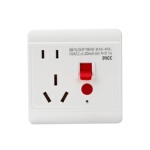 新款10A16A漏电保护开关插座断路器家用2P热水器空调86型面板