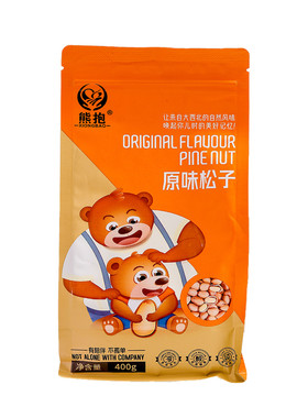 天水熊抱原味松子400g