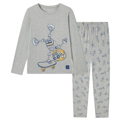 舒雅男童莫代尔家居服套装