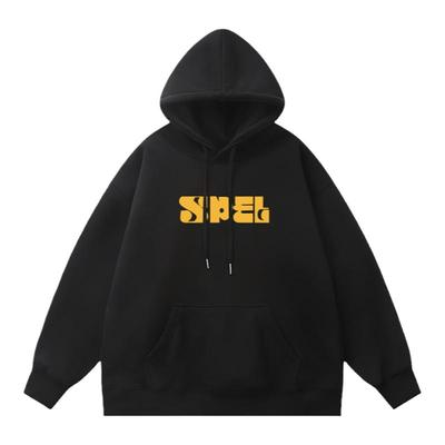 数码直喷印花美式连帽卫衣男休闲