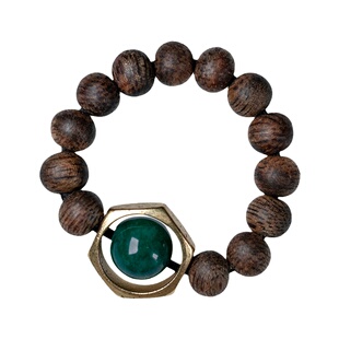 越南芽庄白奇楠戒指沉香指环女男款文玩银骷髅男生古风设计饰品