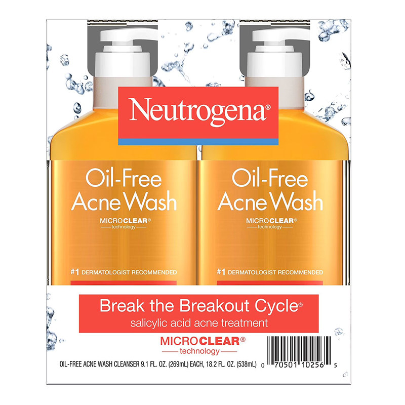 Neutrogena露得清水杨酸洗面奶