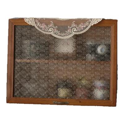 多层马克杯木质收纳盒复古办公室客厅茶具水杯玻璃杯桌面置物架