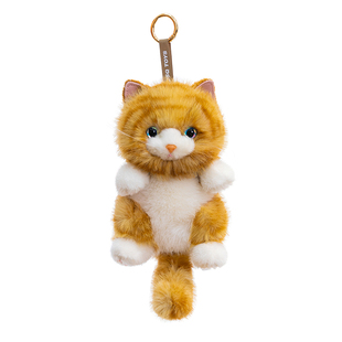 正版猫咪玩偶布偶猫仿真三花猫毛绒玩具包包小挂件公仔掌中宝礼物