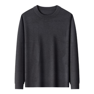 利郎男装羊毛长袖T恤男士针织羊毛衫秋季薄款圆领休闲打底衫毛衣