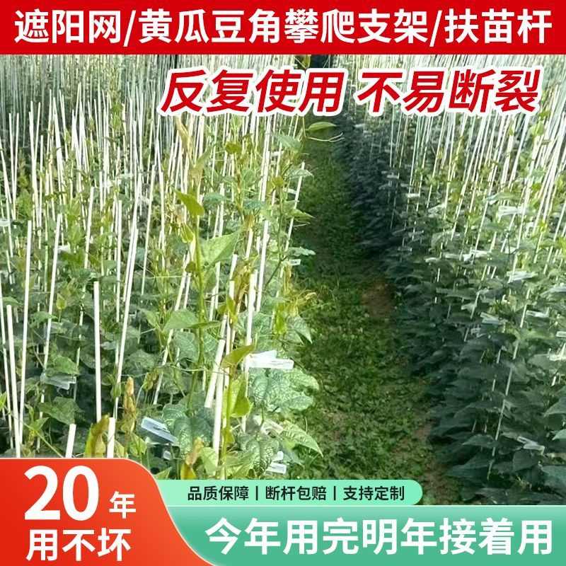 豆角搭架杆藤蔓西红柿庭院瓜果爬藤架扶苗豆角架茄子种黄瓜支撑杆