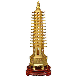 十三层文昌塔2025摆件励志学习摆台玲珑塔文昌毛笔4支九层文峰塔