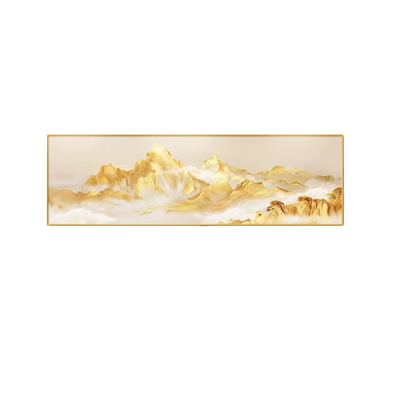 现代简约轻奢山水装饰画卧室