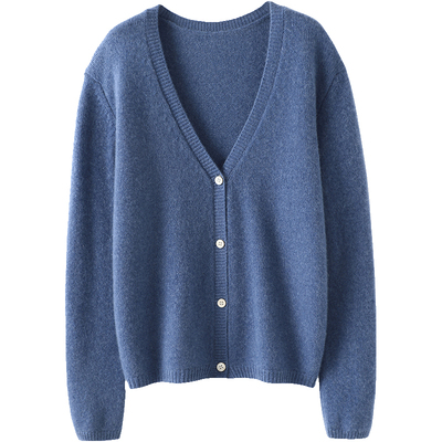 启超高端100%纯山羊绒衫