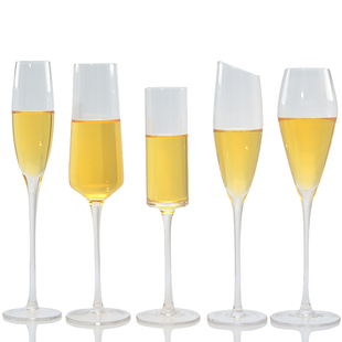 无铅玻璃香槟杯 气泡酒杯 红酒杯高脚杯 KTV水晶香槟酒杯婚庆杯子