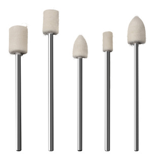 加长杆羊毛磨头3*65mm羊毛球纤维毡模具磨具金属玉石打磨镜面抛光