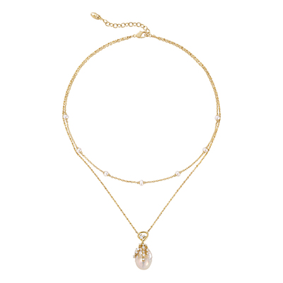 AmberLollipop巴洛克珍珠项链女