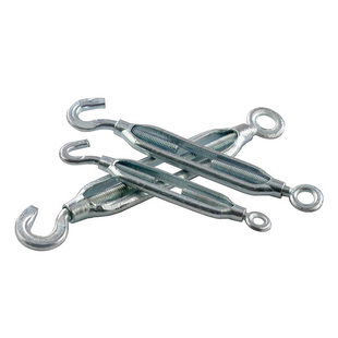 镀锌开体花篮螺丝钢丝绳拉紧器收紧器伸缩紧绳器花兰螺栓M6M8-M36