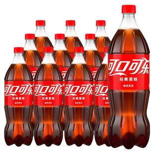 B可口可乐888ml*6瓶/12瓶大瓶装经典碳酸饮料畅饮无糖汽水柠檬