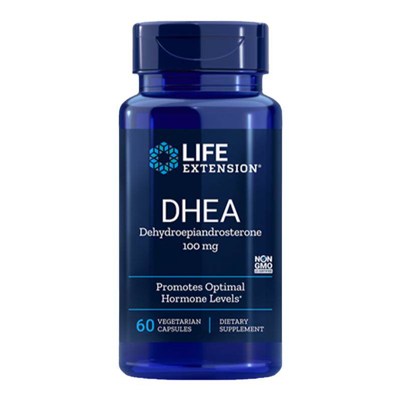 dhea备孕青春素LifeExtension卵巢保养100毫克DHEA美国正品amh升