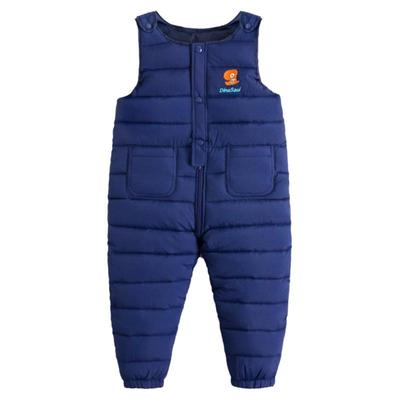 儿童羽绒棉背带裤加绒加厚可开档