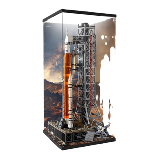 KGBOX乐高10341阿尔忒弥斯太空发射系统NASA亚克力展示盒防尘罩
