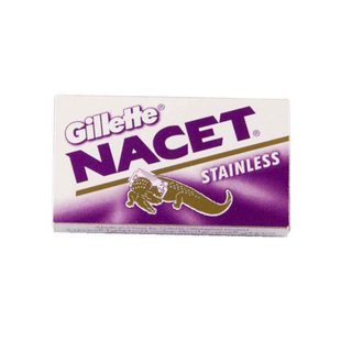 帝诗老式安全剃须刀刀片NACET鳄鱼双刃剃须刀片 5片