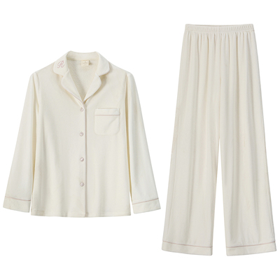 高级性感气质银狐绒家居服套装