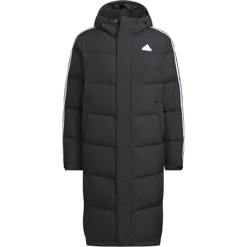 Adidas/阿迪达斯正品新款男女保暖经典三条杠羽绒服JM9122