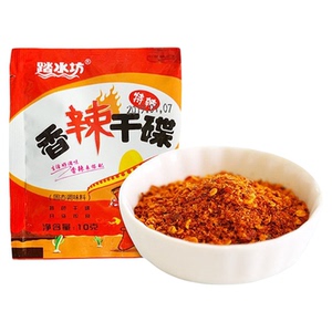 踏水坊香辣干碟火锅蘸料商用烧烤撒料特辣干碟串串香蘸料10g*10袋