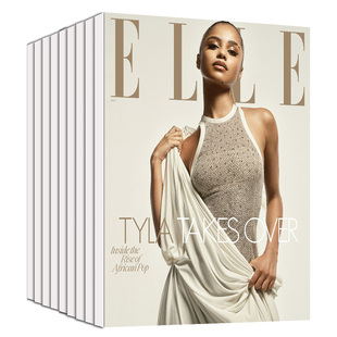 【单期可选】ELLE 瑞丽美国版 2024/25年 2023/22年月刊 美国女性时尚服装美容国外过期刊杂志